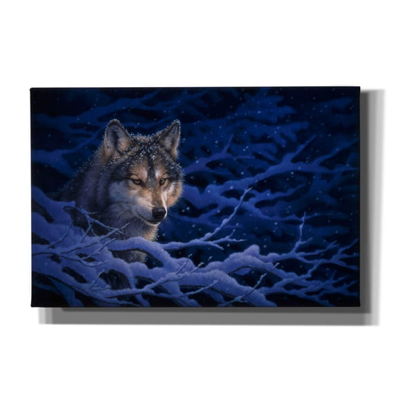 Epic Graffiti 'Deep Blue' by Joh Naito, Canvas Wall Art, 18"x12"