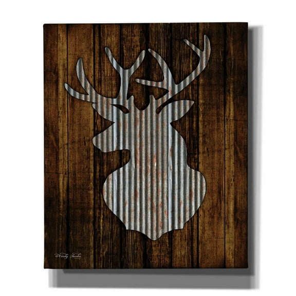 Epic Graffiti 'Deer Head II' by Cindy Jacobs, Canvas Wall Art, 20"x24"