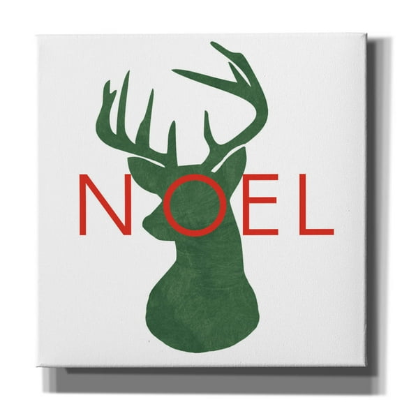 Epic Graffiti 'Deer Head' by Erin Clark Canvas Wall Art, 12" x 12"