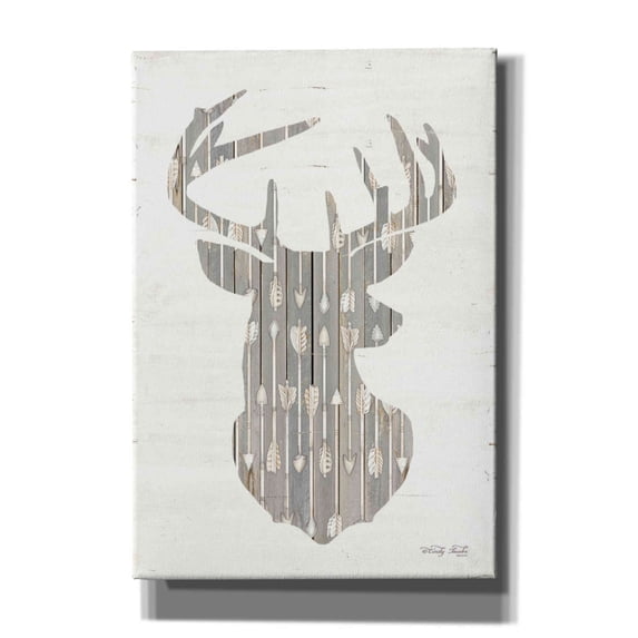 Epic Graffiti 'Deer and Arrows Silhouette' by Cindy Jacobs, Canvas Wall Art, 18"x26"