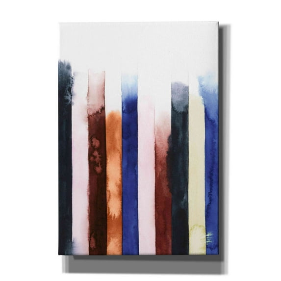 Epic Graffiti 'Desert Layers V' by Grace Popp, Canvas Wall Glass, 18"x26"