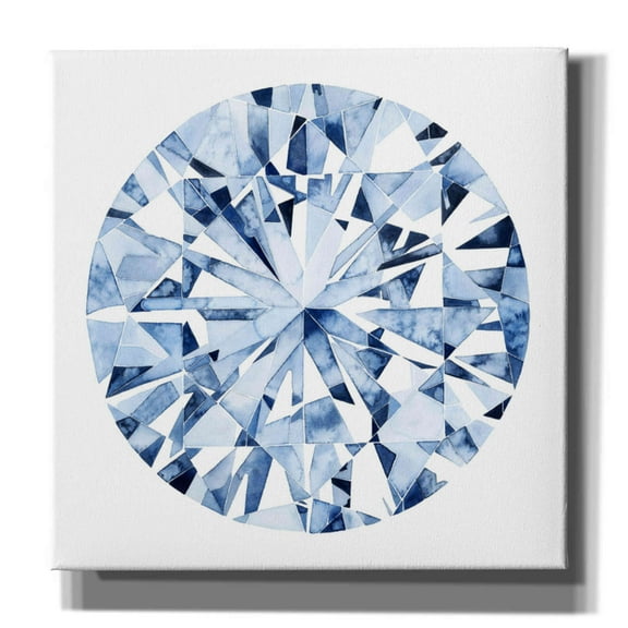 Epic Graffiti 'Diamond Drops I' by Grace Popp, Giclee Canvas Wall Art, 12"x12"