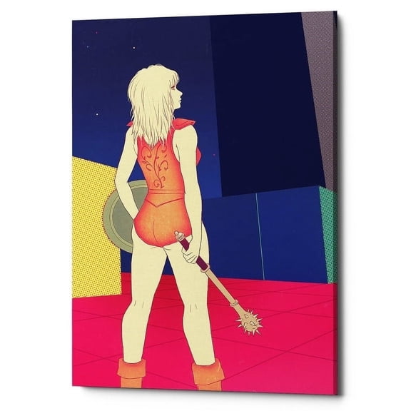 Epic Graffiti  "Digital Labyrinth" by Sai Tamiya, Giclee Canvas Wall Art 12" x 18"