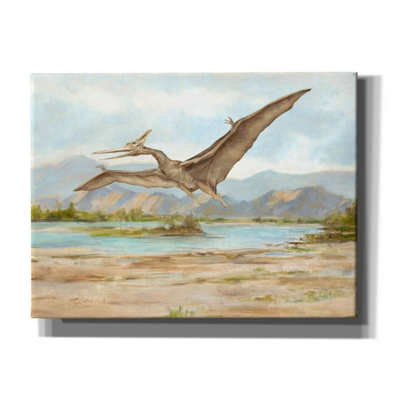 Epic Graffiti 'Dinosaur Illustration VI' by Ethan Harper, Canvas Wall Art, 16"x12"