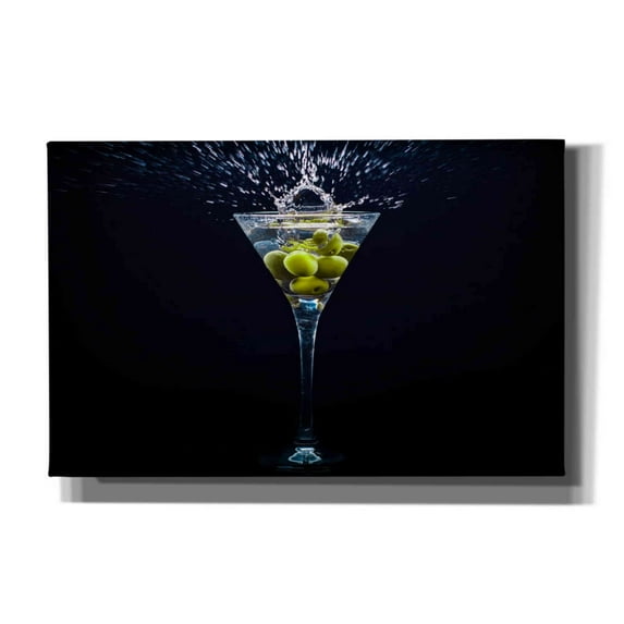 Epic Graffiti 'Dirty Martini Splash' by Epic Portfolio, Canvas Wall Art, 40"x26"
