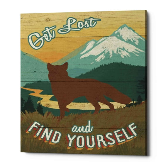 Epic Graffiti 'Discover the Wild III' by Janelle Penner, Canvas Wall Art, 16"x18"