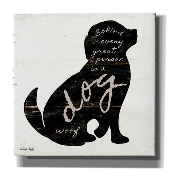 Epic Graffiti 'Dog' by Cindy Jacobs, Canvas Wall Art, 18"x18"