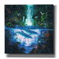thumbnail image 1 of Epic Graffiti 'Dolphin Dreams 2' by Enright, Canvas Wall Art, 18"x18", 1 of 8