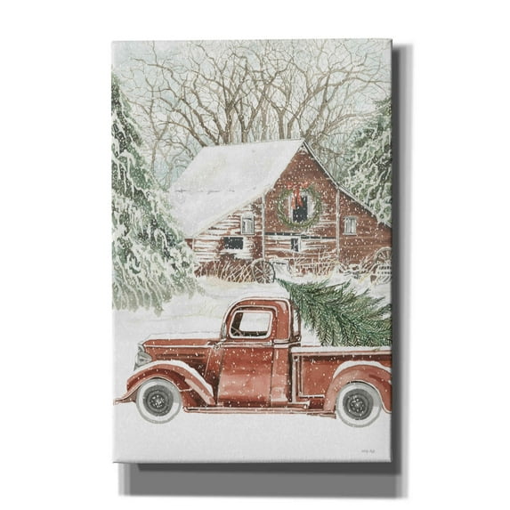 Epic Graffiti 'Down Home Christmas' by Cindy Jacobs, Canvas Wall Art, 40"x60"