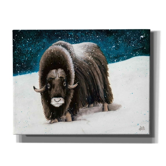 Epic Graffiti 'Dressed for Winter' by Britt Hallowell, Canvas Wall Art, 34"x26"