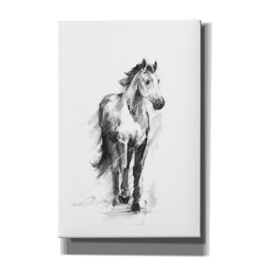 Epic Graffiti 'Dynamic Equestrian II' by Ethan Harper, Canvas Wall Art, 40"x60"