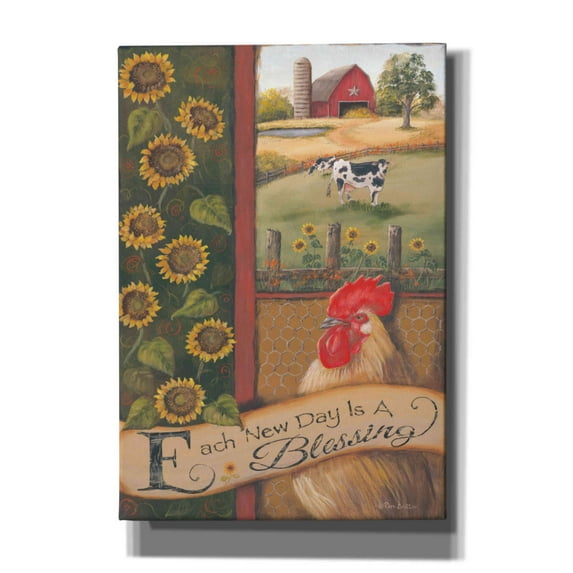 Epic Graffiti 'Each New Day' by Pam Britton, Canvas Wall Art, 18"x26"