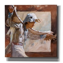 Epic Graffiti 'Eagle Dance' by J. E. Knauf, Canvas Wall Art, 18"x18"