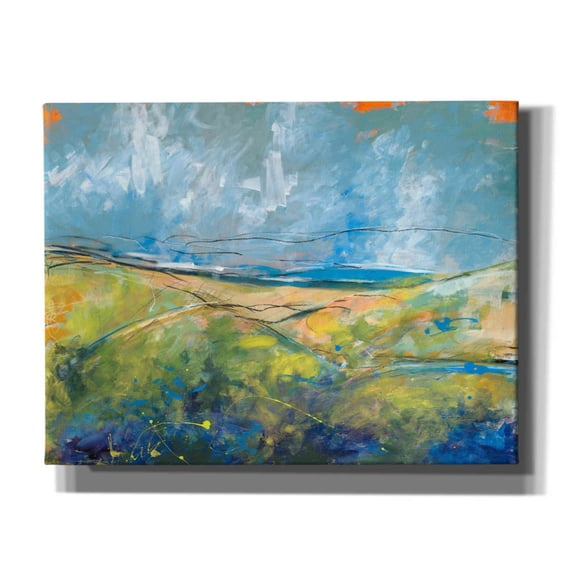 Epic Graffiti 'Early Spring Days' by Jan Weiss, Canvas Wall Art, 34"x26"