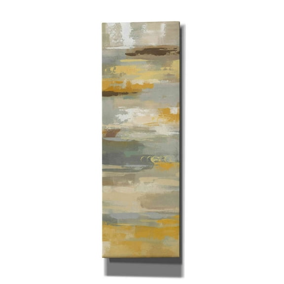 Epic Graffiti 'Earth Abstracts II' by Silvia Vassileva, Canvas Wall Art, 12"x36"