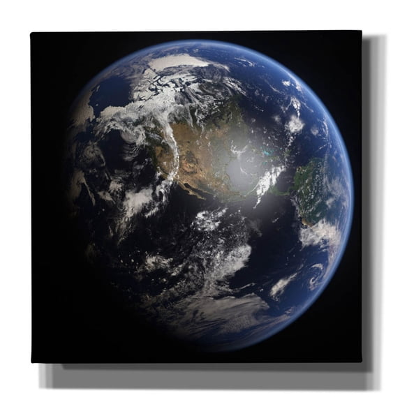 Epic Graffiti 'Earth' by Epic Portfolio, Canvas Wall Art, 12"x12"