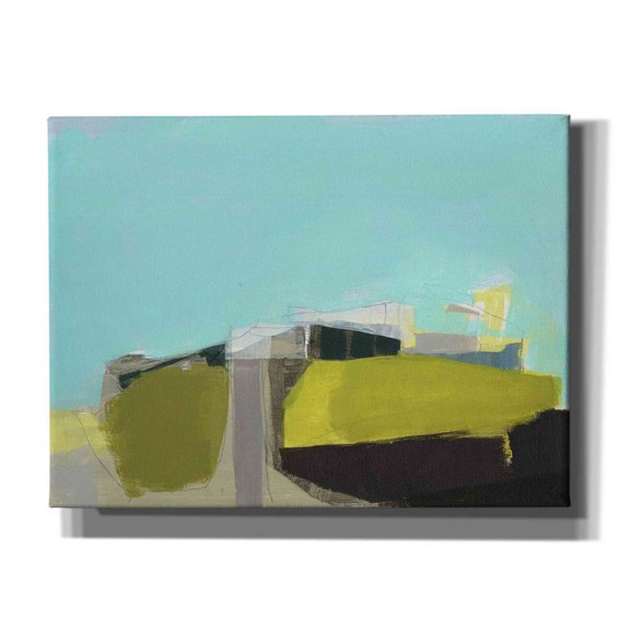 Epic Graffiti 'East End Hill' by Amanda Hawkins, Giclee Canvas Wall Art, 16"x12"
