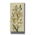thumbnail image 1 of Epic Graffiti 'Elegant White Florals I' by Silvia Vassileva, Canvas Wall Art, 12"x24", 1 of 2