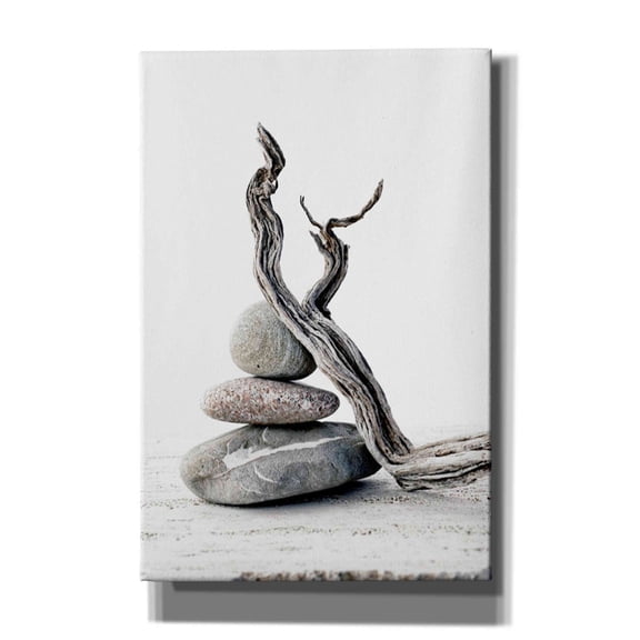 Epic Graffiti "Elemental Zen" by Elena Ray Giclee Canvas Wall Art, 12"x18" 12" x 18"