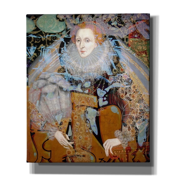 Epic Graffiti 'Elizabeth 1-3' by Irena Orlov, Canvas Wall Art, 20"x24"