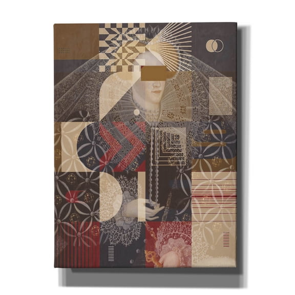 Epic Graffiti 'Elizabeth I of England Ampleforth Abbey 2' by Irena Orlov, Canvas Wall Art, 12"x16"