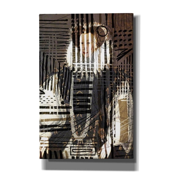 Epic Graffiti 'Elizabeth of England' by Irena Orlov, Canvas Wall Art, 26"x40"