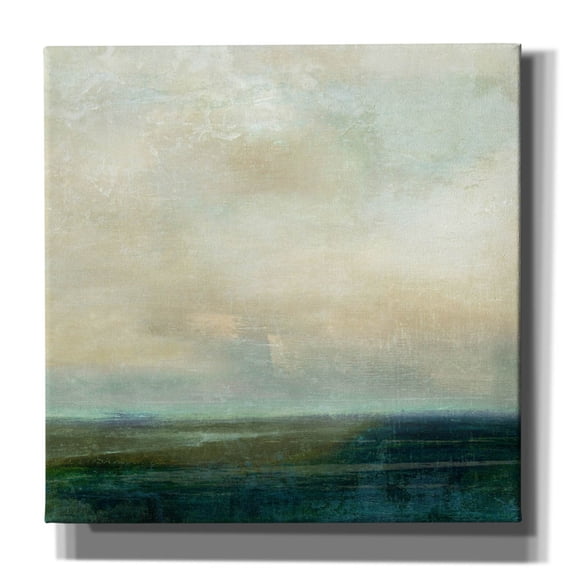 Epic Graffiti 'Emerald Sea' by Suzanne Nicoll, Canvas Wall Art, 12"x12"