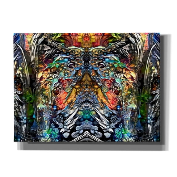 Epic Graffiti 'Emerging' by Pedro Gavidia, Canvas Wall Art, 54"x40"