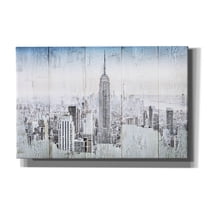 Epic Graffiti 'State Building' by Irena Orlov, Canvas Wall Art, 40"x26"