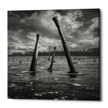Epic Graffiti Epic Grafitti "Artland" by Dariusz Klimczak, Giclee Canvas Wall Art 18" x 18"