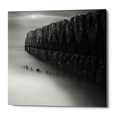 Epic Graffiti Epic Grafitti "Citadel" by Dariusz Klimczak, Giclee Canvas Wall Art 18" x 18"