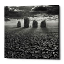 Epic Graffiti Epic Grafitti "Guardian" by Dariusz Klimczak, Giclee Canvas Wall Art 18" x 18"