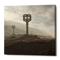 Epic Graffiti Epic Grafitti "Land of Keys" by Dariusz Klimczak, Giclee Canvas Wall Art 18" x 18"