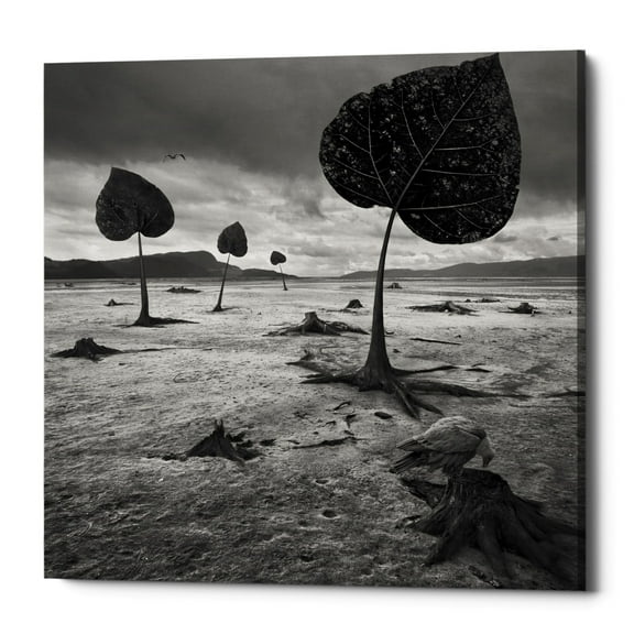 Epic Graffiti Epic Grafitti "PostEarth" by Dariusz Klimczak, Giclee Canvas Wall Art 26" x 26"