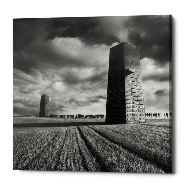 Epic Graffiti Epic Grafitti "Szflandia" by Dariusz Klimczak, Giclee Canvas Wall Art 12" x 12"