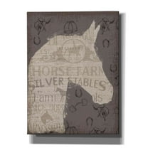 Epic Graffiti 'Equine II' by James Wiens, Canvas Wall Art, 12"x16"