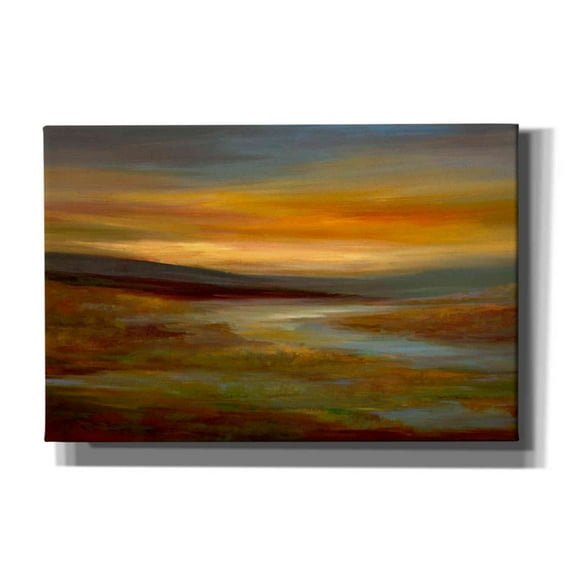Epic Graffiti 'Evening Sky' by Sheila Finch Giclee Canvas Wall Art, 18"x12" 18 x 12