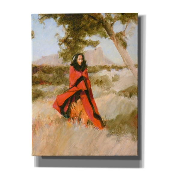 Epic Graffiti 'Evening Walk' by J. E. Knauf, Canvas Wall Art, 12"x16"