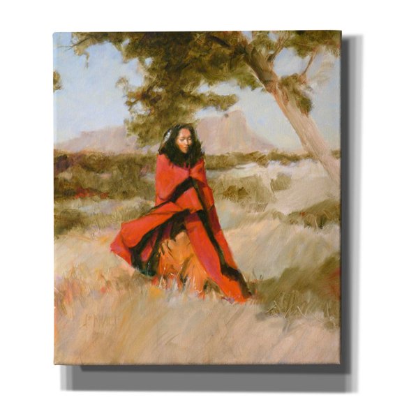 Epic Graffiti 'Evening Walk' by J. E. Knauf, Canvas Wall Art, 26"x30"