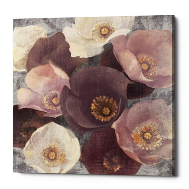 Epic Graffiti 'Eventide Plum' by Albena Hristova, Canvas Wall Art, 26"x26"