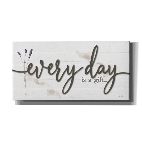 Epic Graffiti 'Every Day Is A Gift'  by Susie Boyer Canvas Wall Art, 24" x 12"