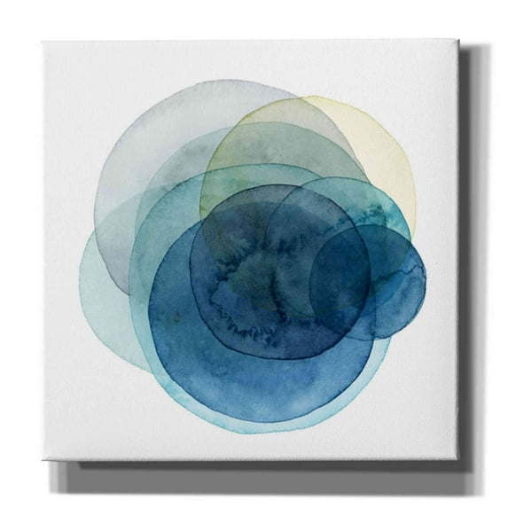 Epic Graffiti 'Evolving Planets I' by Grace Popp Canvas Wall Art, 12"x12"
