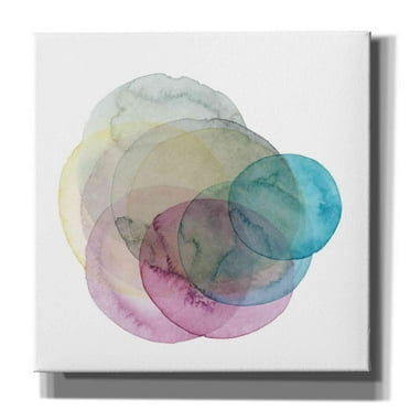 Epic Graffiti 'Evolving Planets II' by Grace Popp Canvas Wall Art, 26"x26"