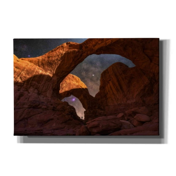 Epic Graffiti 'Explore The Night' by Darren White, Canvas Wall Art, 18"x12"