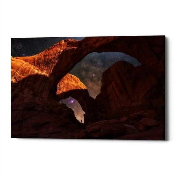 Epic Graffiti "Explore The Night" by Darren White, Giclee Canvas Wall Art 18" x 26"