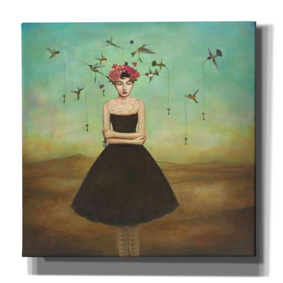 Epic Graffiti 'Fair Trade Frame of Mind' by Duy Huynh, Giclee Canvas Wall Art, 37"x37"