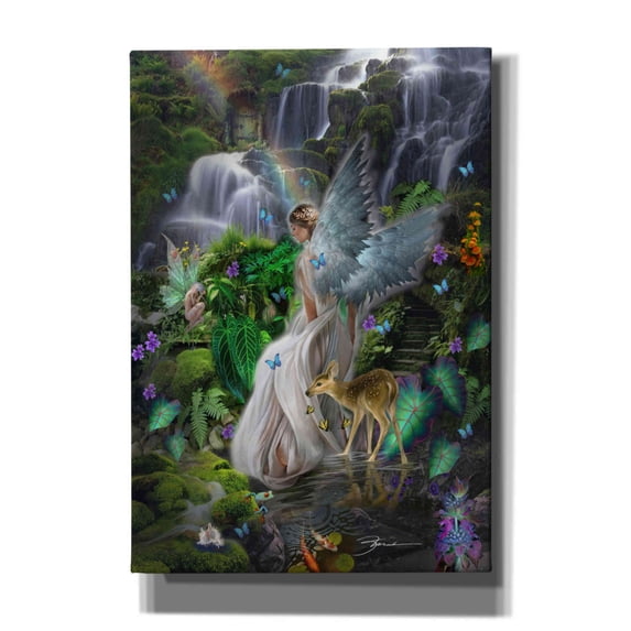 Epic Graffiti 'Fairy Queen Falls' by Enright, Canvas Wall Art, 18"x26"