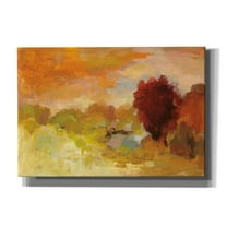 Epic Graffiti 'Fall Glory' by Silvia Vassileva, Canvas Wall Art, 26"x18"