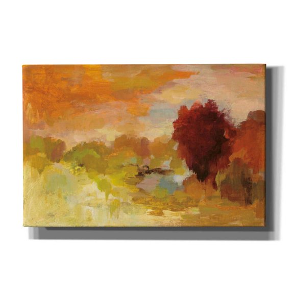 Epic Graffiti 'Fall Glory' by Silvia Vassileva, Canvas Wall Art, 60"x40"