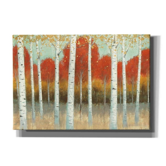 Epic Graffiti 'Fall Promenade I' by James Wiens, Canvas Wall Art, 26"x18"